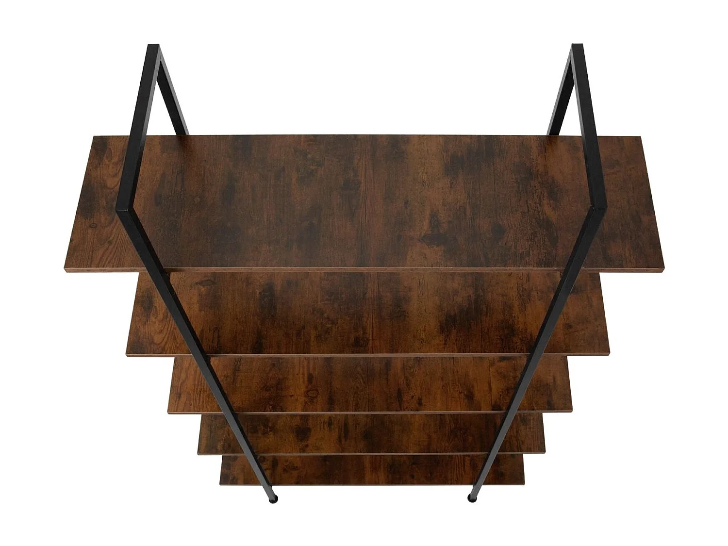 Grande étagère bibliothèque au marron 106 x 34.5 x 179.5 cm 08_0000254