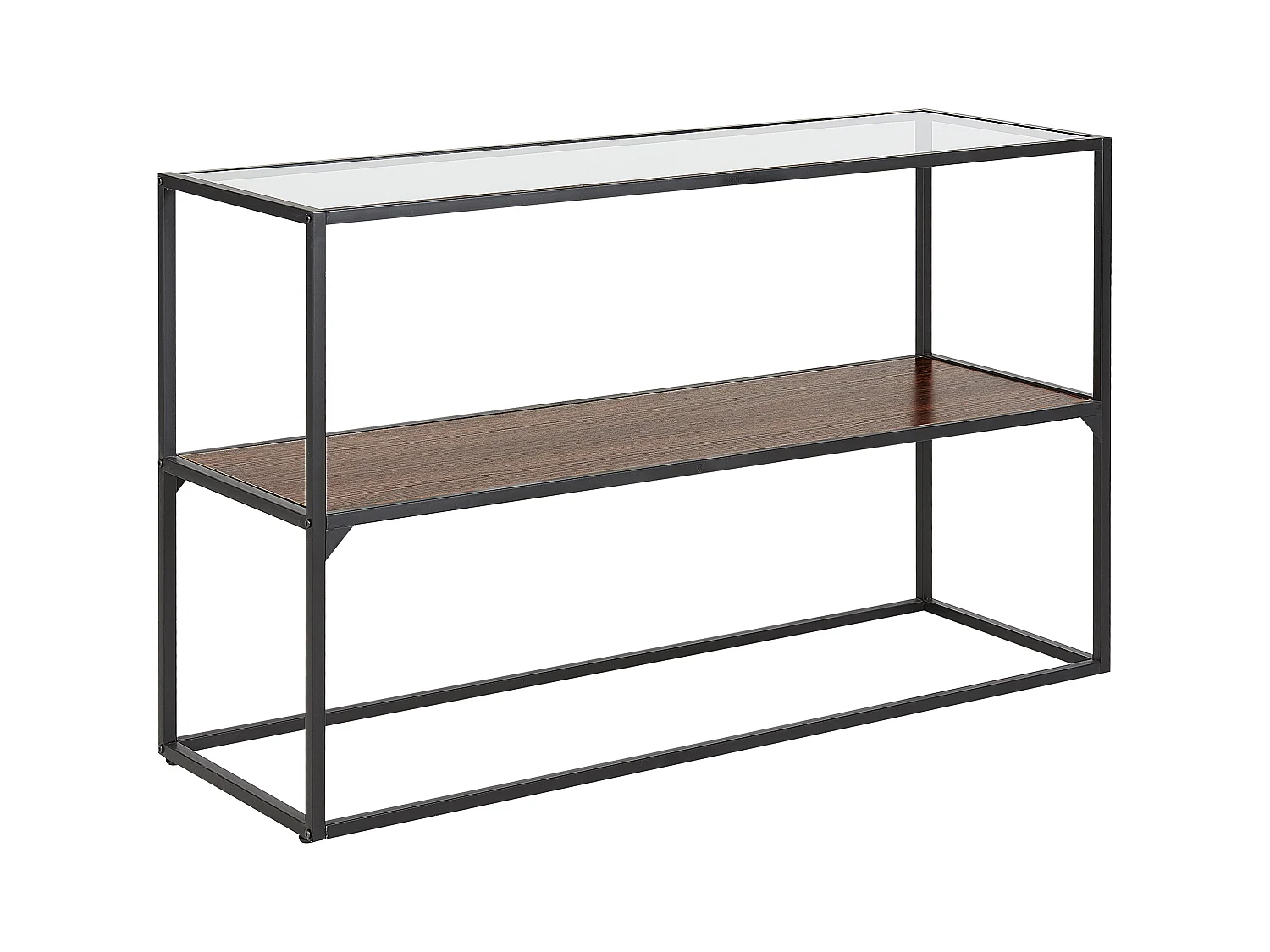 Consoletafel TAOS Veiligheidsglas Zwart