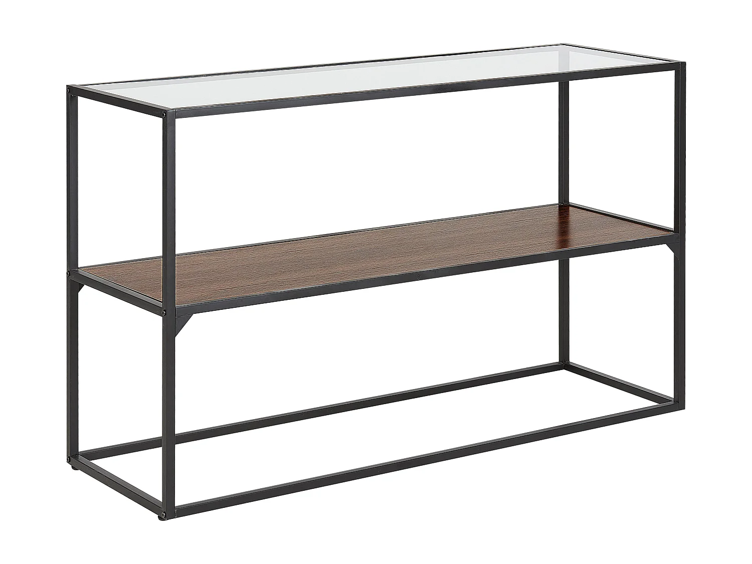 Consoletafel TAOS Veiligheidsglas Zwart