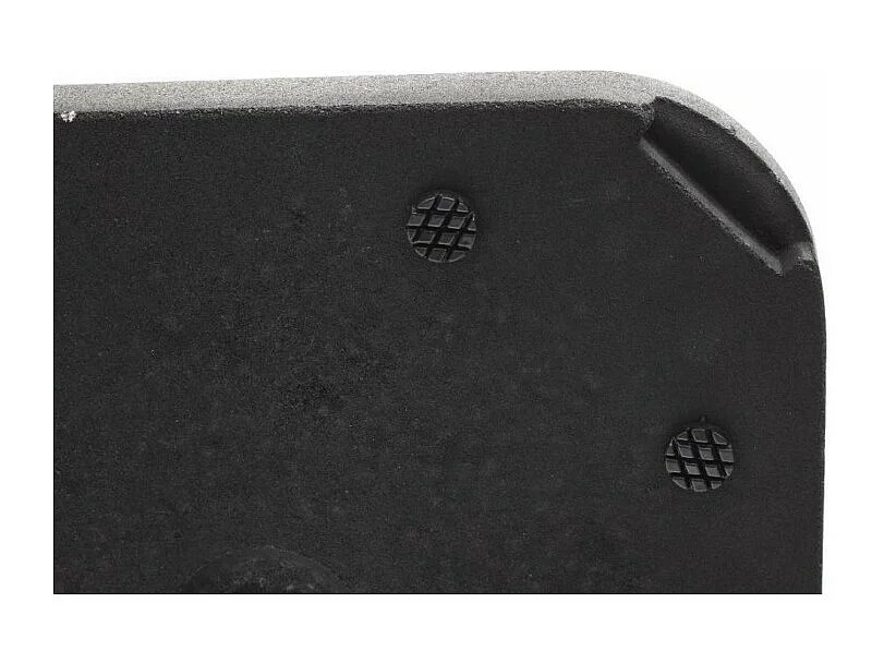 Dalle 15kg pour pied de parasol en croix Hespéride noir