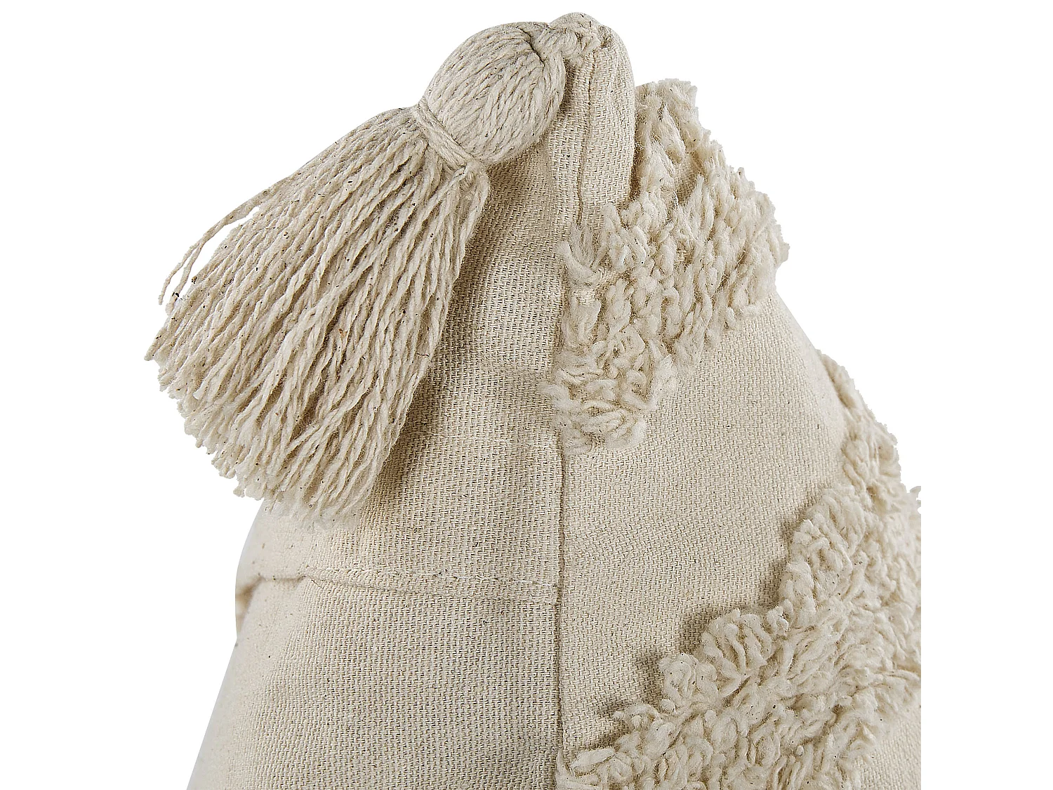 Almofada decorativa CRATAEGUS Algodão 40 x 60 cm Creme claro Padrão geométrico