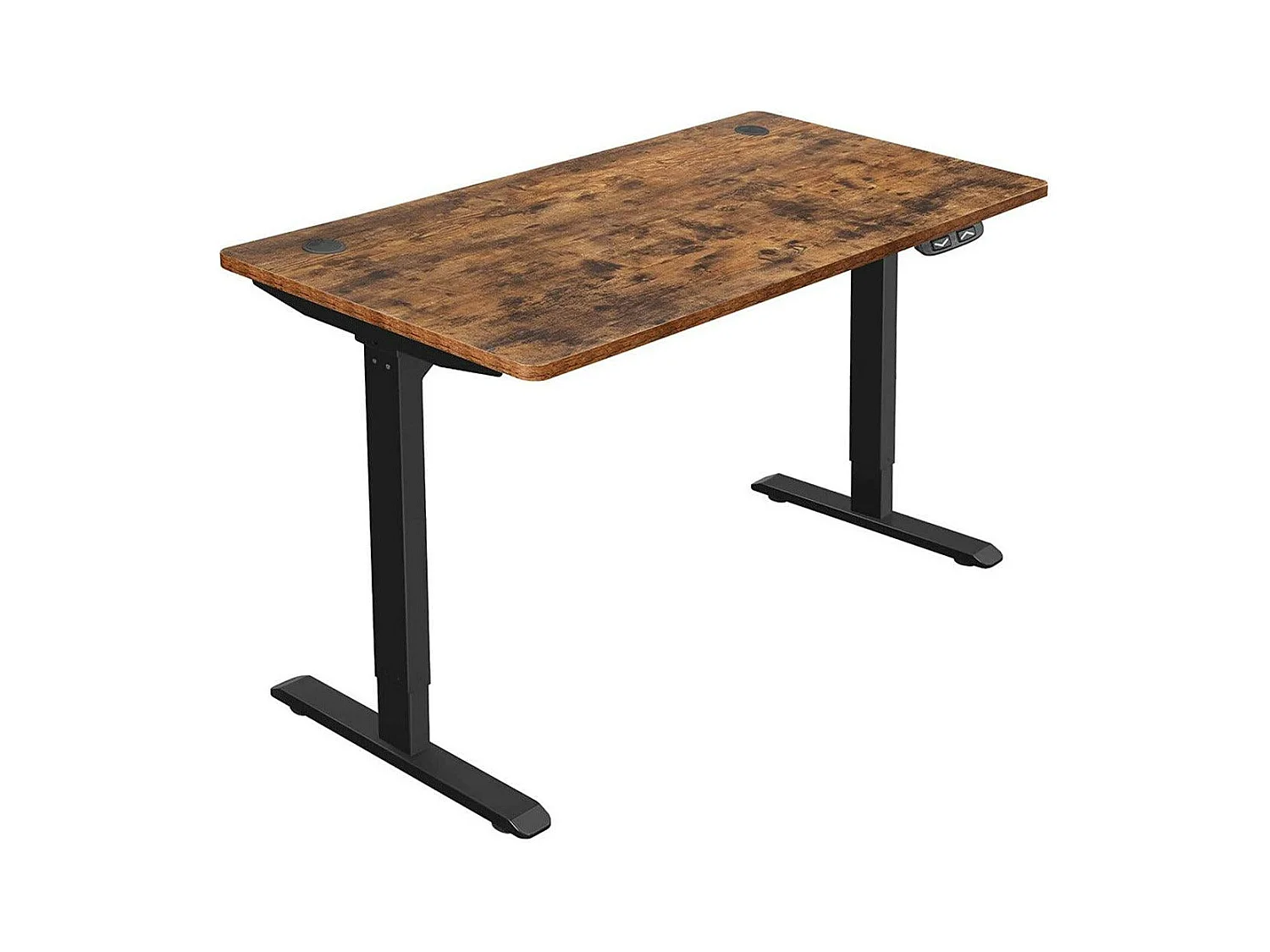 Bureau électrique réglable en marron 140 x 70 x 73 cm 12_0001328