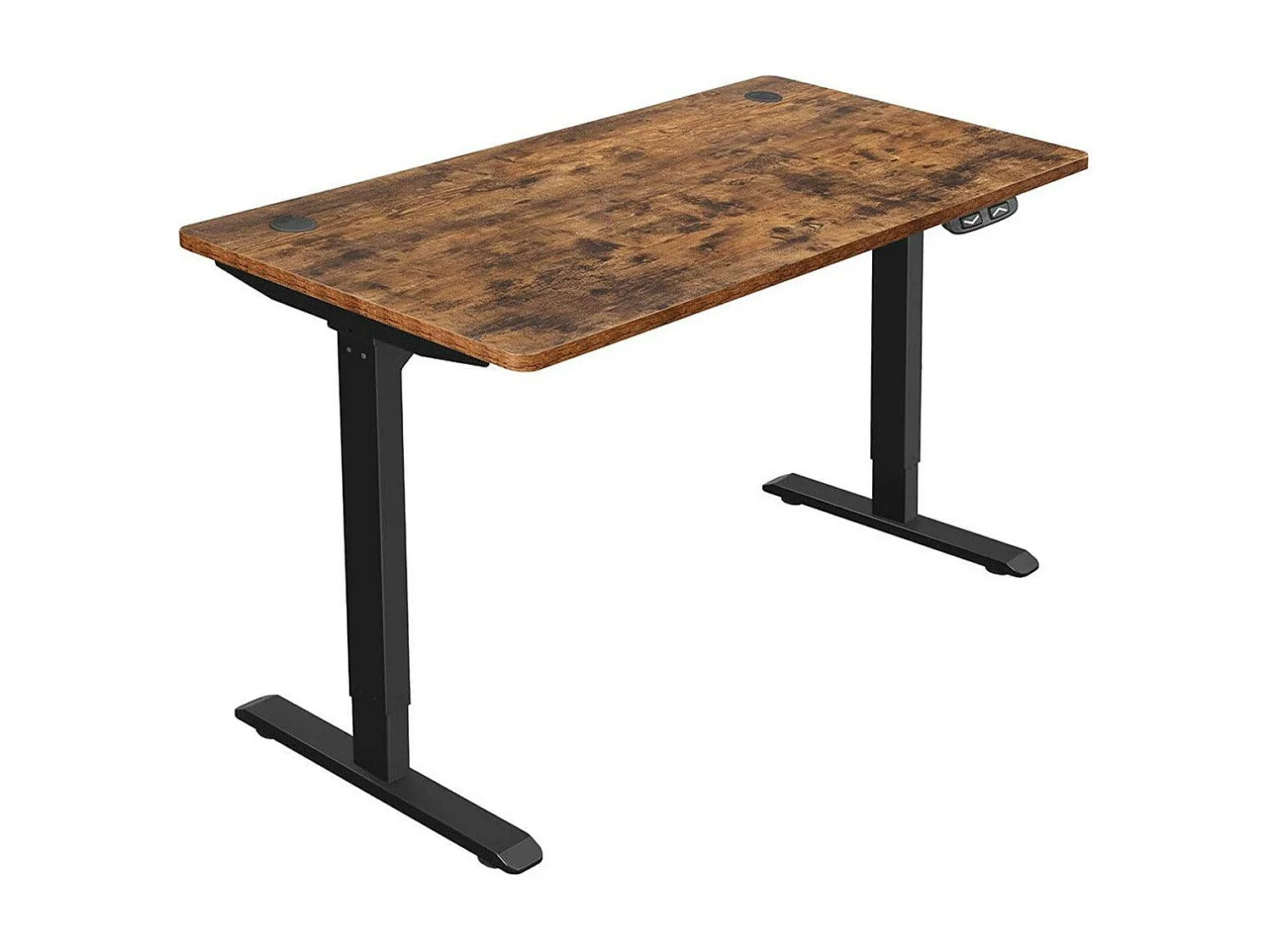 Bureau électrique réglable en marron 140 x 70 x 73 cm 12_0001328