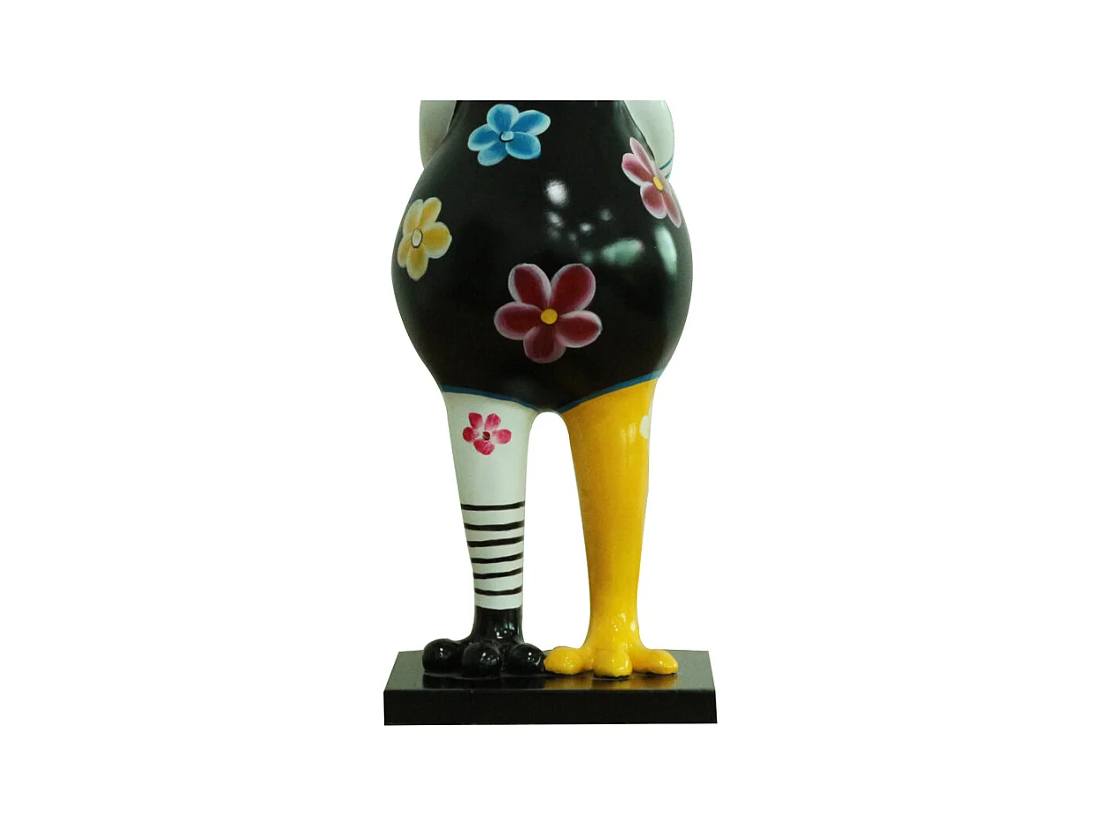Statue grenouille debout peintures multicolores H46 cm - SAPO CRAZY