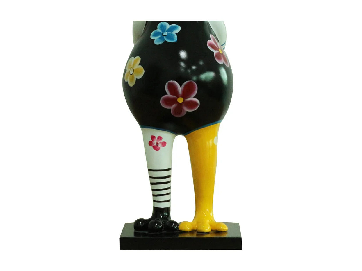 Statue grenouille debout peintures multicolores H46 cm - SAPO CRAZY