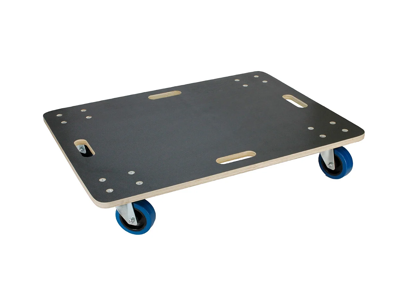 ECD Germany Carrello da trasporto elettrodomestici 60x80 cm 800 kg con piattaforma girevole 4 ruote in gomma orientabili base per trasloco pesante