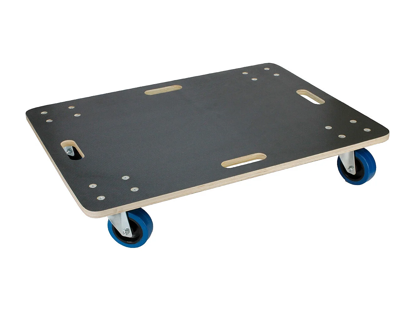 ECD Germany Carrello da trasporto elettrodomestici 60x80 cm 800 kg con piattaforma girevole 4 ruote in gomma orientabili base per trasloco pesante