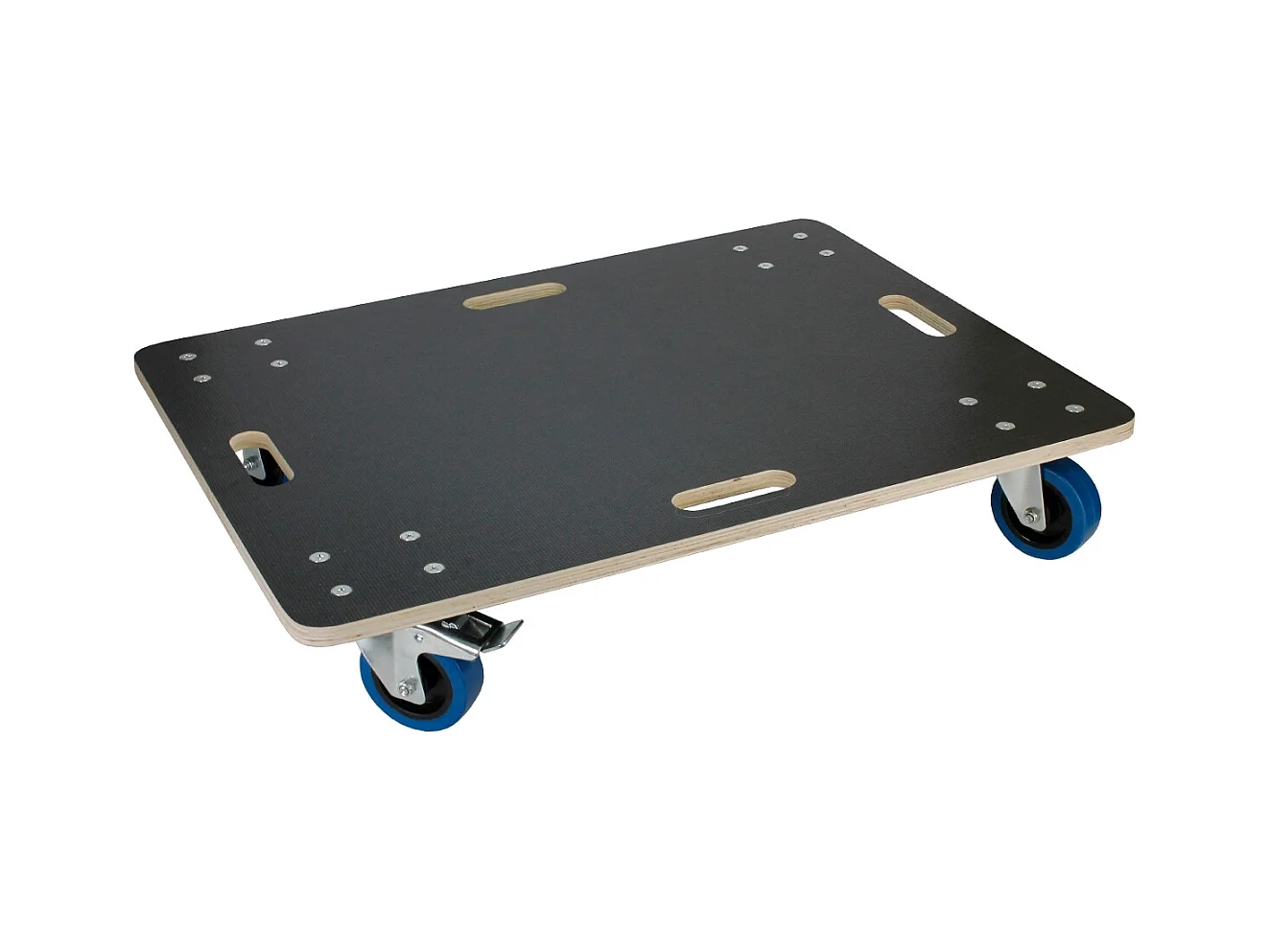 ECD Germany Carrello trasporto mobili ed elettrodomestici 60x80 cm 800 kg piattaforma girevole con 2 ruote con freni in gomma base mobile per trasloco