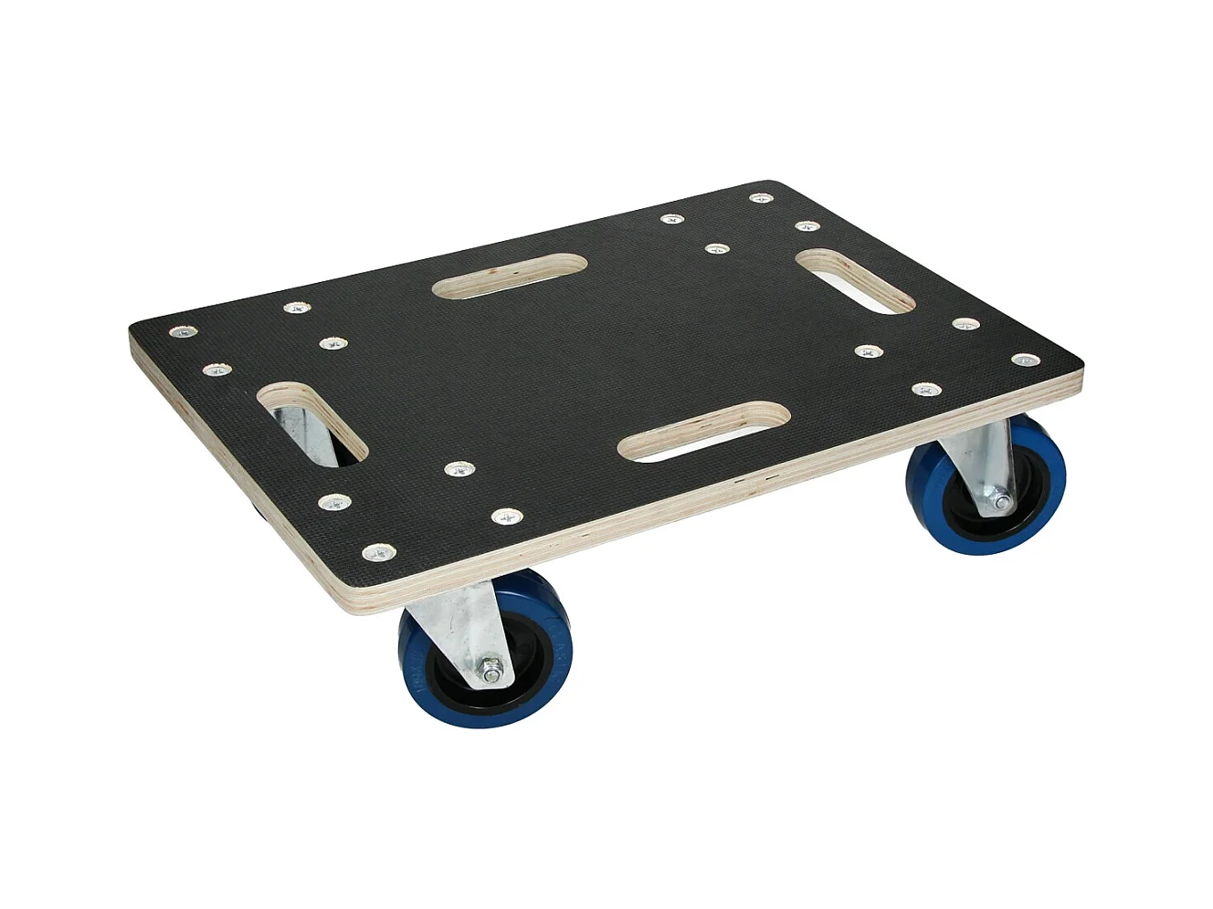 ECD Germany Carrello da trasporto elettrodomestici 35x50 cm 800 kg con piattaforma girevole 4 ruote in gomma orientabili base per trasloco pesante