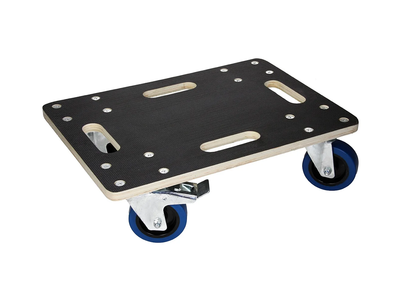 ECD Germany Carrello trasporto mobili ed elettrodomestici 35x50 cm 800 kg piattaforma girevole con 2 ruote con freni in gomma base mobile per trasloco