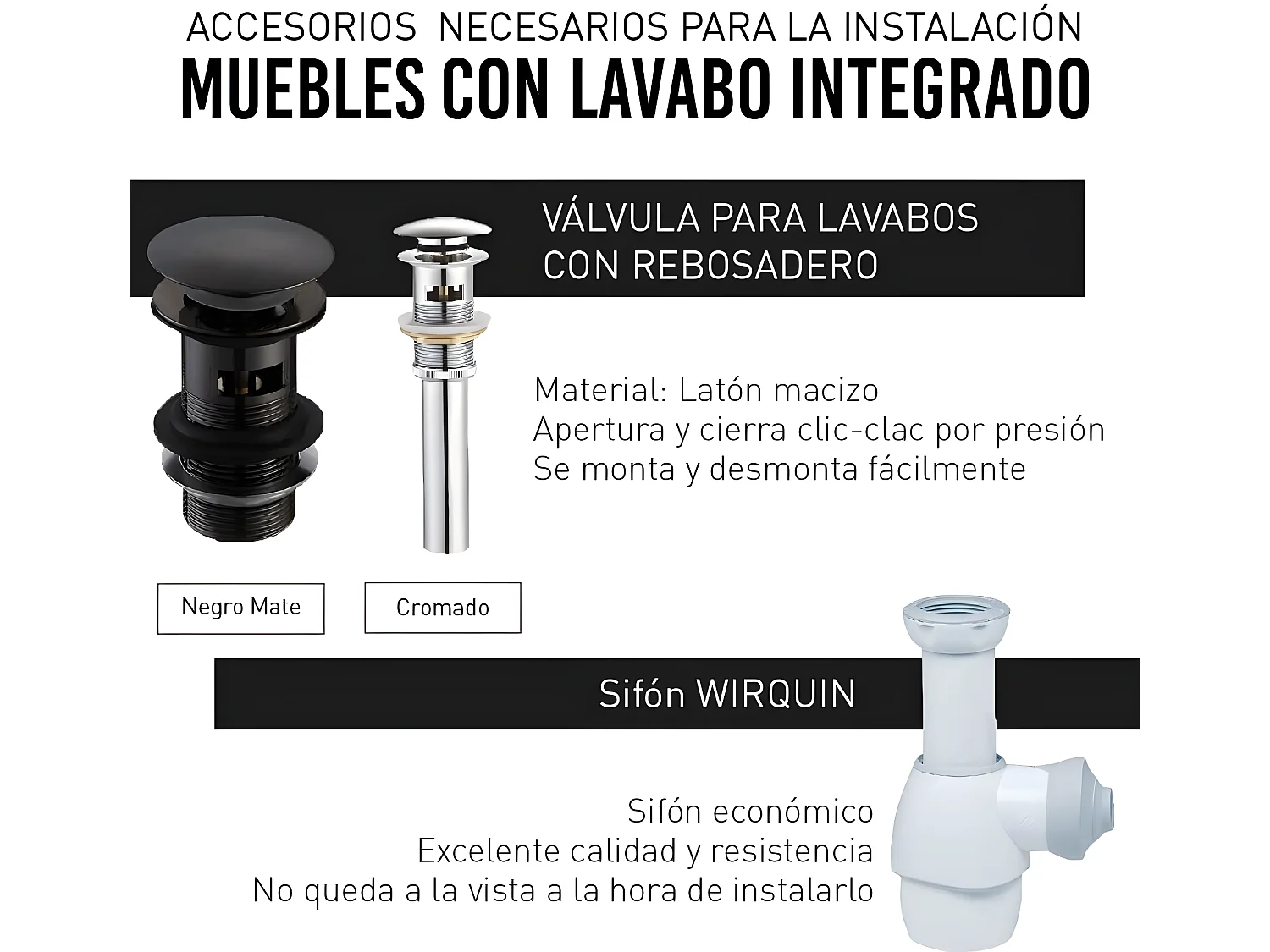 Meuble salle de bain design simple vasque PIACENZA largeur 90 cm blanc laqué