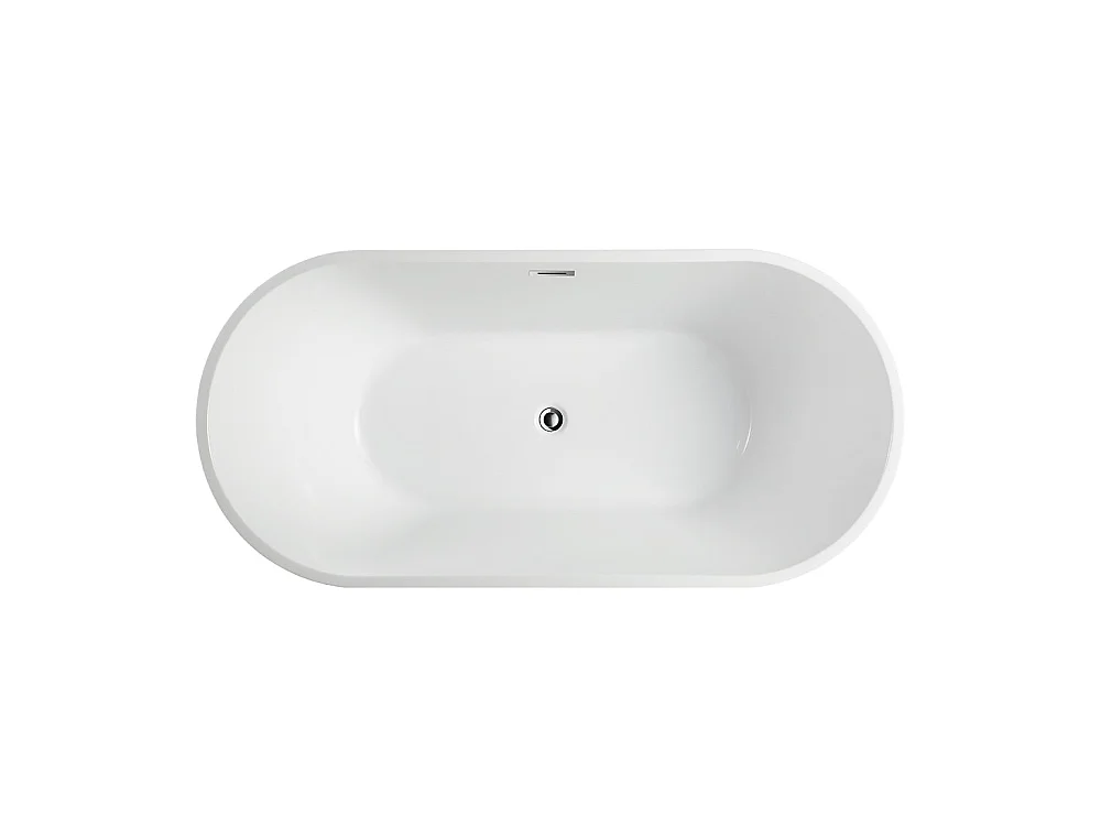 Vasca freestanding ovale BERWIN bianca 160 cm