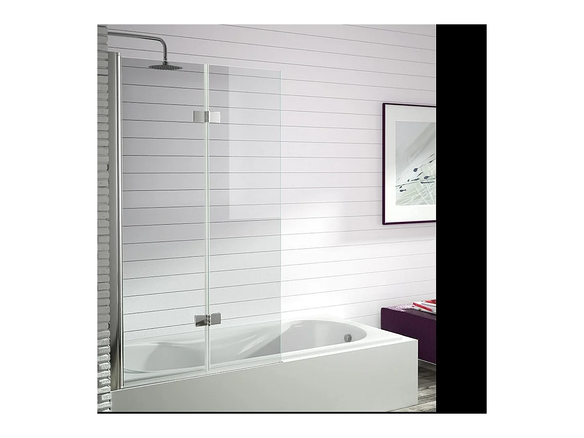 Frente de baño puerta plegable 90 x 150 cm S300