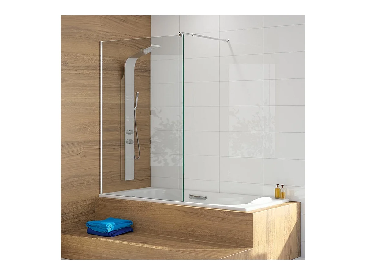 Pare-baignoire fixe S300 85 x 150 cm
