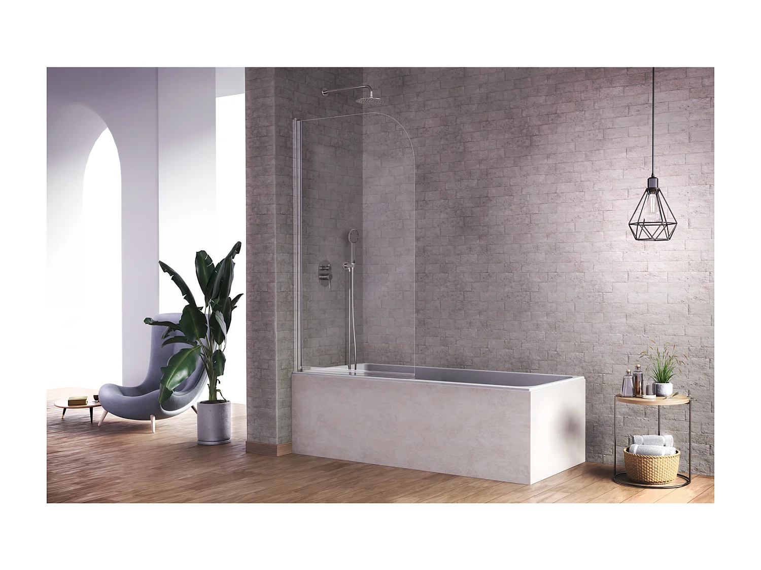 Frente de baño 85 x 150 cm RITA