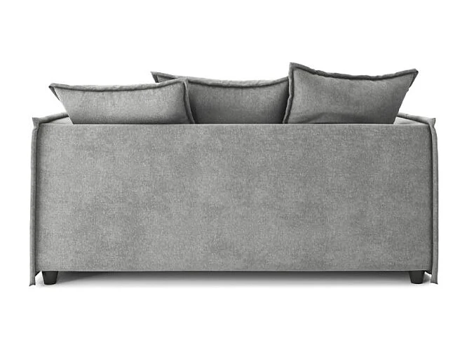 Canapé droit GAELLE Cacharel  tissu gris fixe