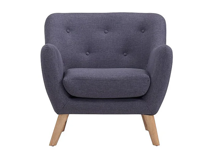 Fauteuil SCANDI gris anthracite 79 x 82 cm