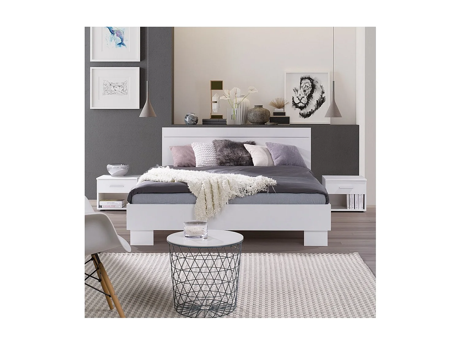 Set van twee design nachtkastjes voor uw slaapkamer, collectie COMO.