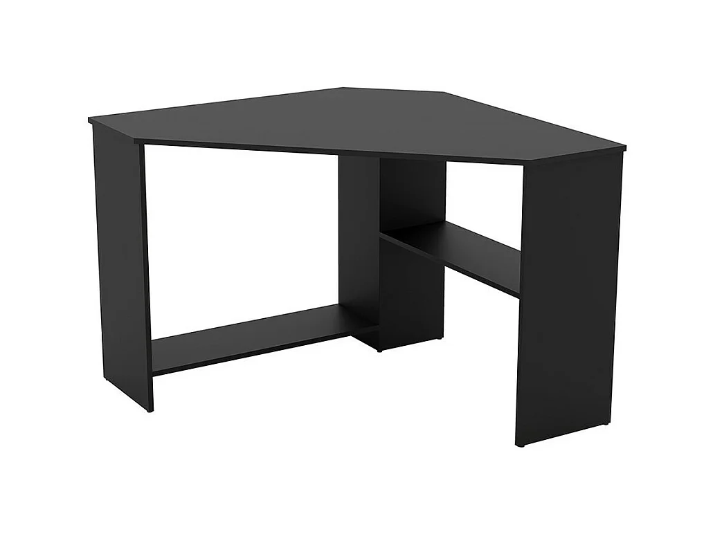 Hoekbureau design collectie KARO in de kleur zwart.