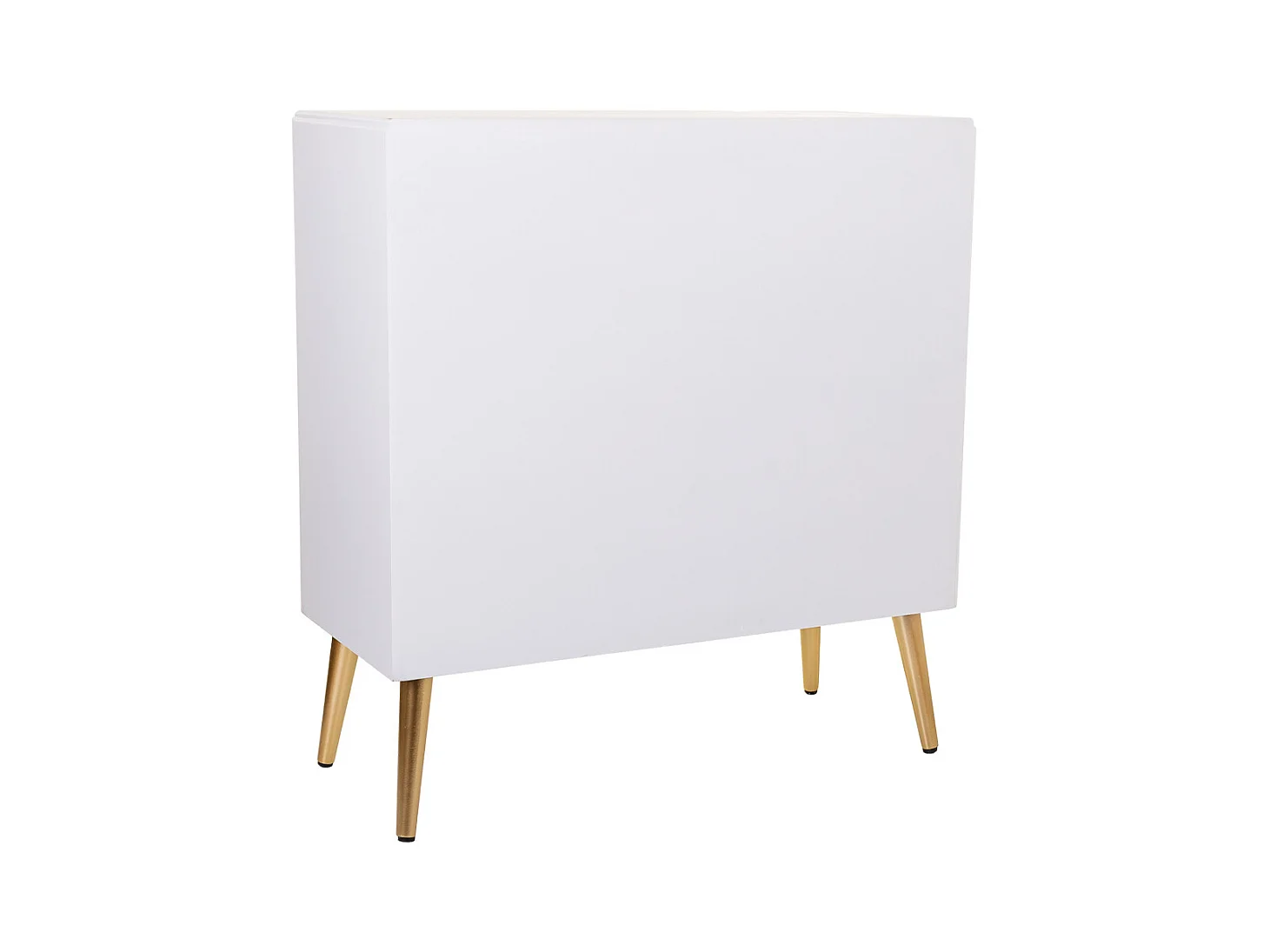 Console en bois blanc 80x36,5x85,5h