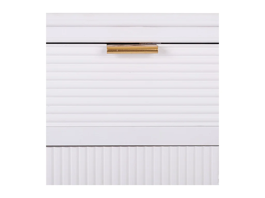 Console en bois blanc 80x36,5x85,5h