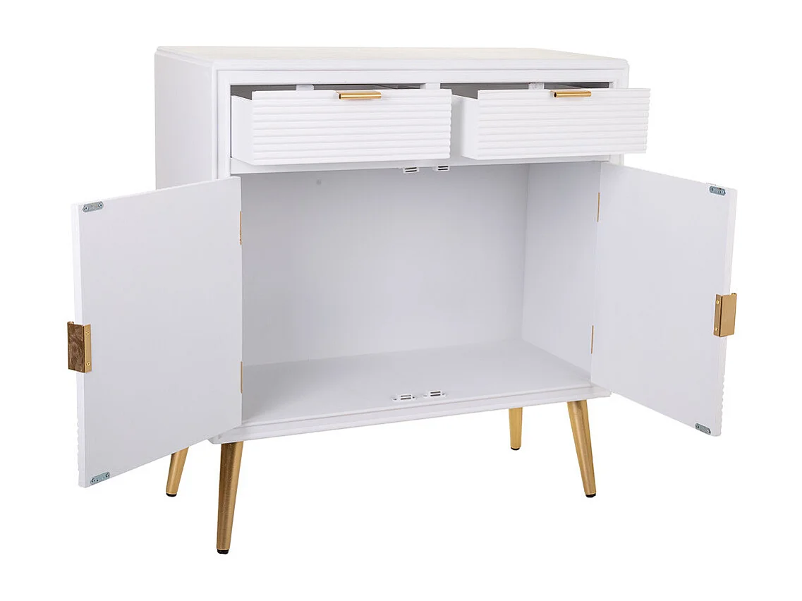 Hall de madeira branco 80x36,5x85,5