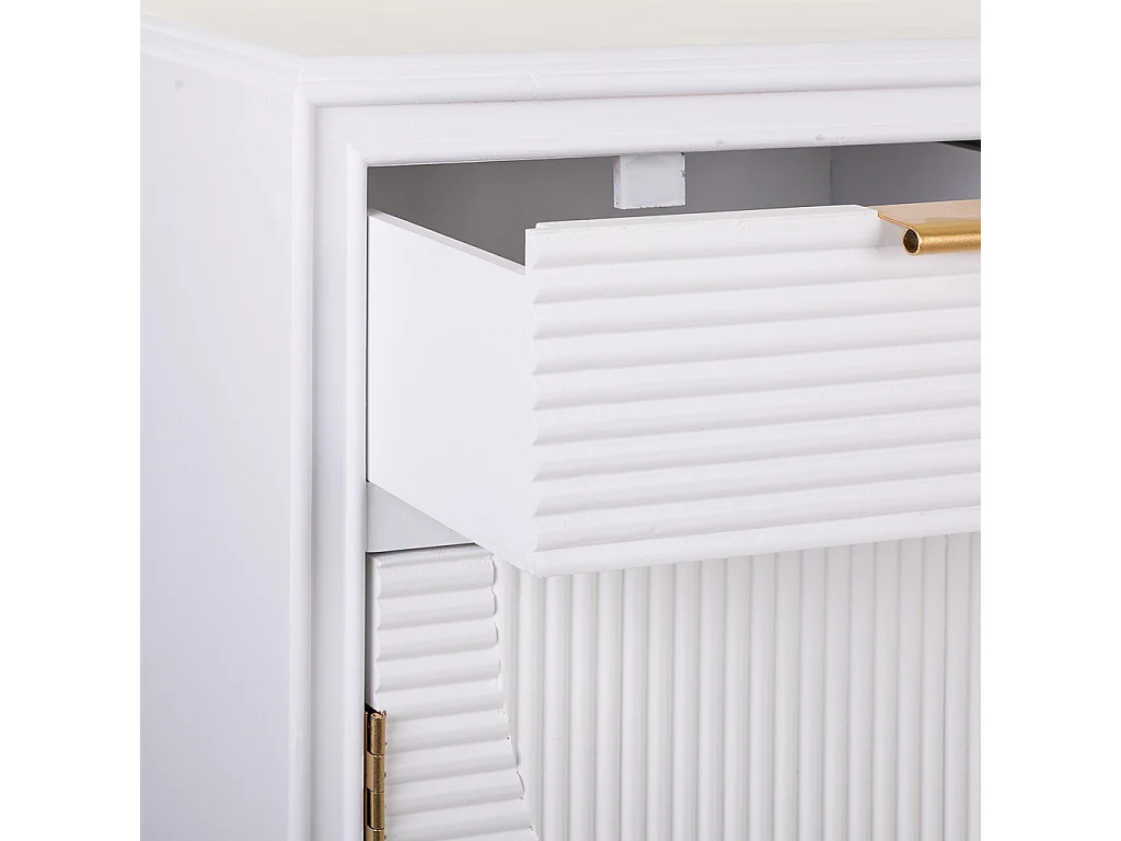 Hall de madeira branco 80x36,5x85,5