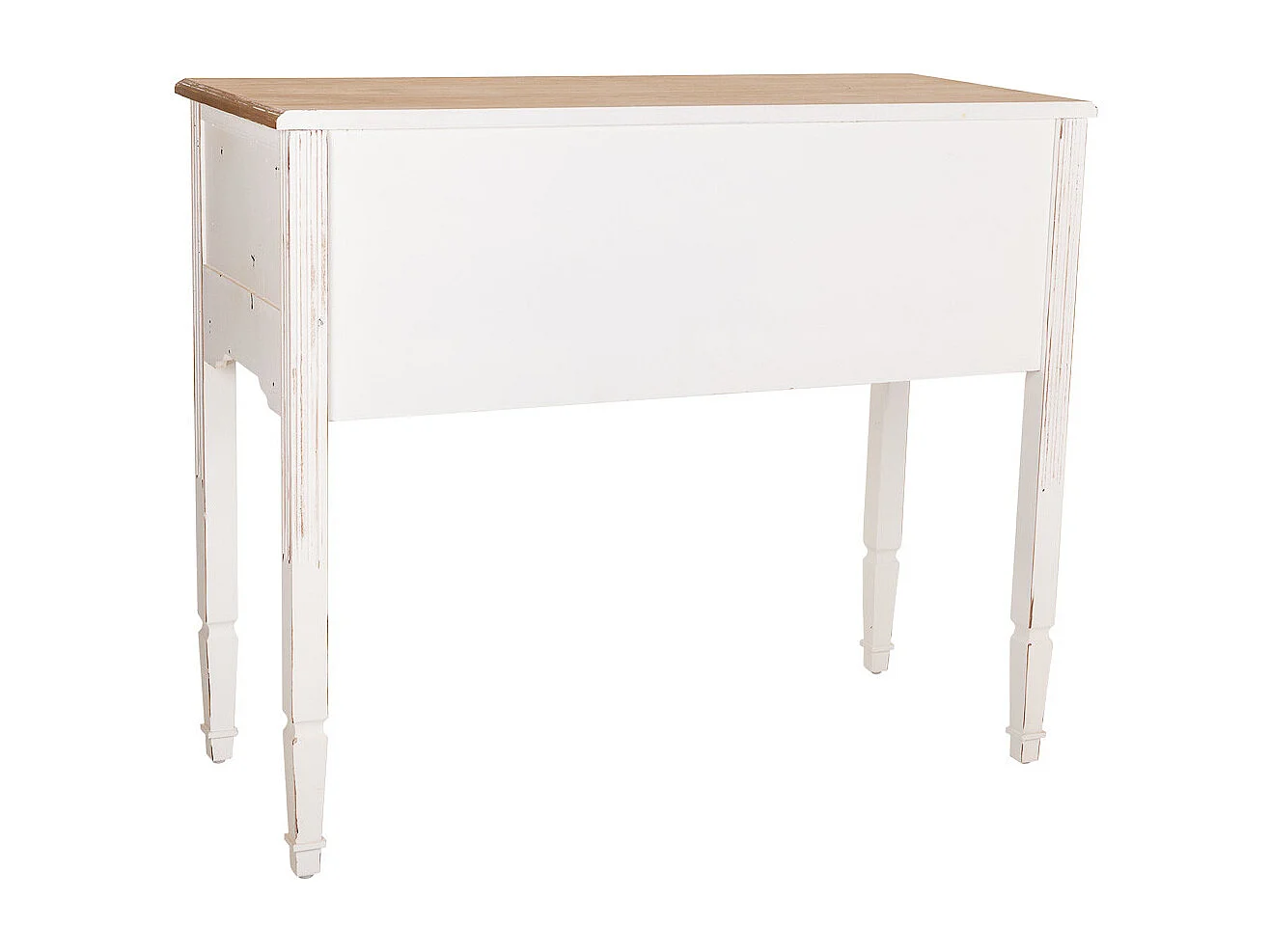 Hall de madeira branco 110x46x90,5