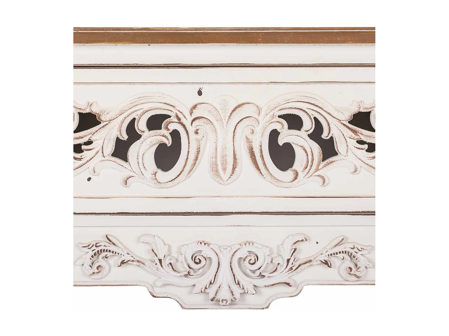 Hall de madeira branco 110x46x90,5