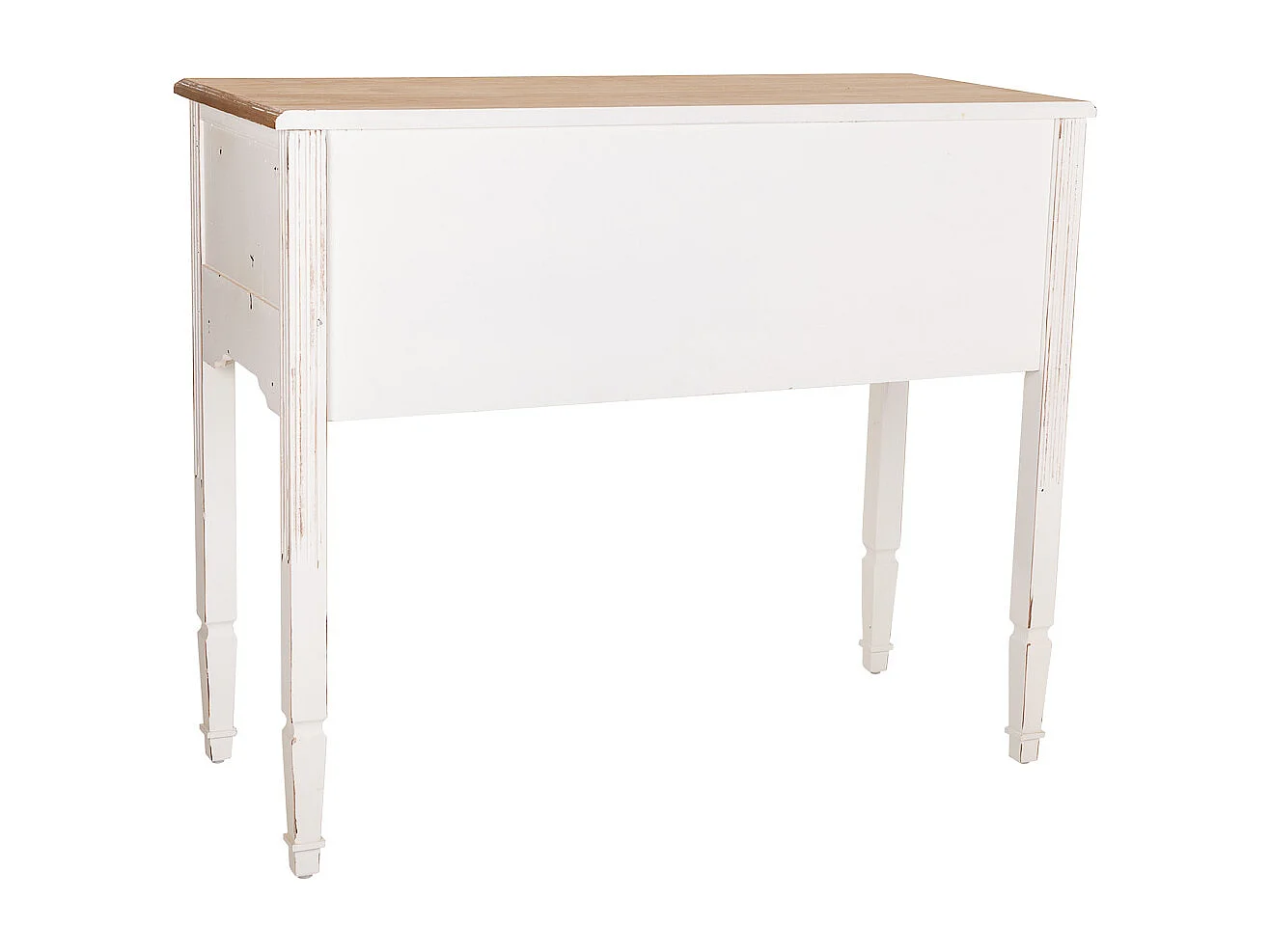 Hall en bois blanc 110x46x90,5h