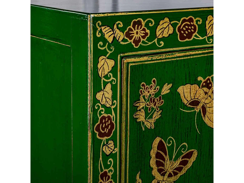 Armario de madera verde 58x37.5x84.5