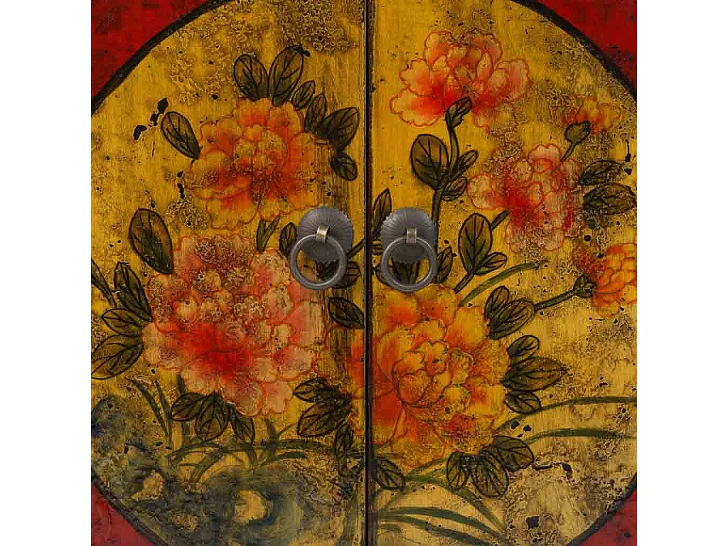 Salão em madeira verde 91x40x80