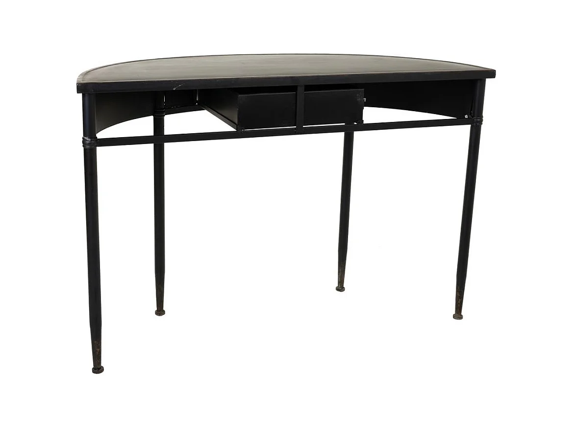 Mobile da ingresso in metallo nero 120x44x80h