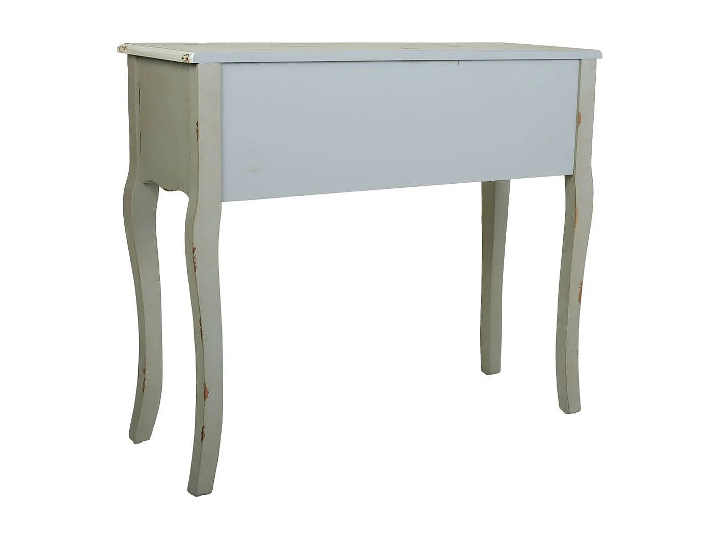 Aparador de entrada madeira e rejilla bambu cinza 90x33x77