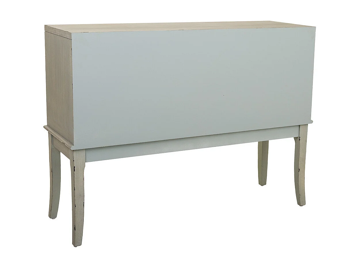 Mobile da ingresso in legno verde 108x36x82h