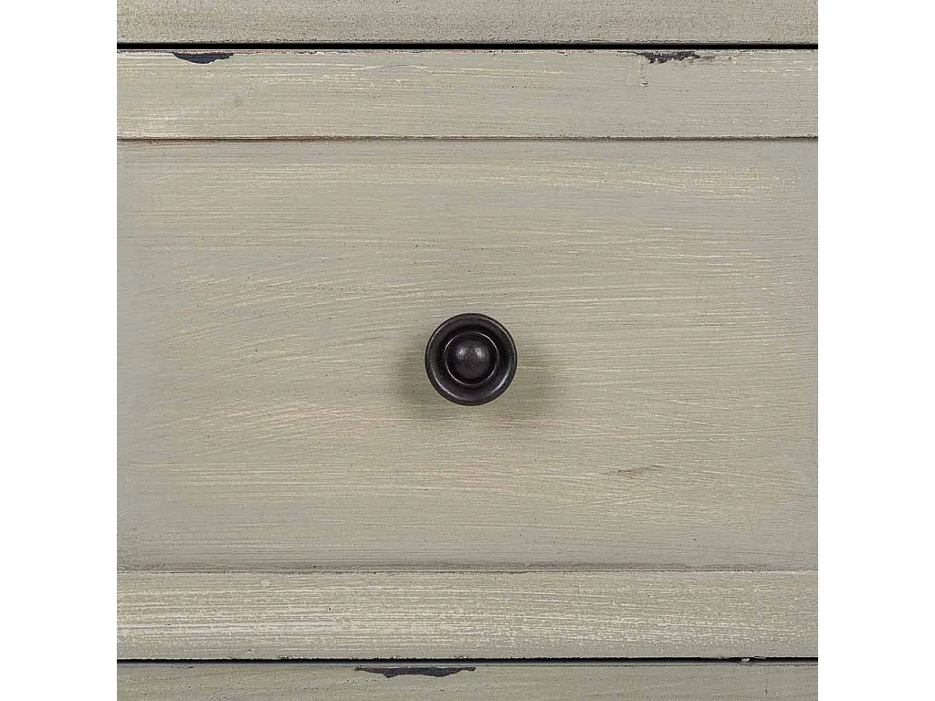 Mobile da ingresso in legno verde 108x36x82h