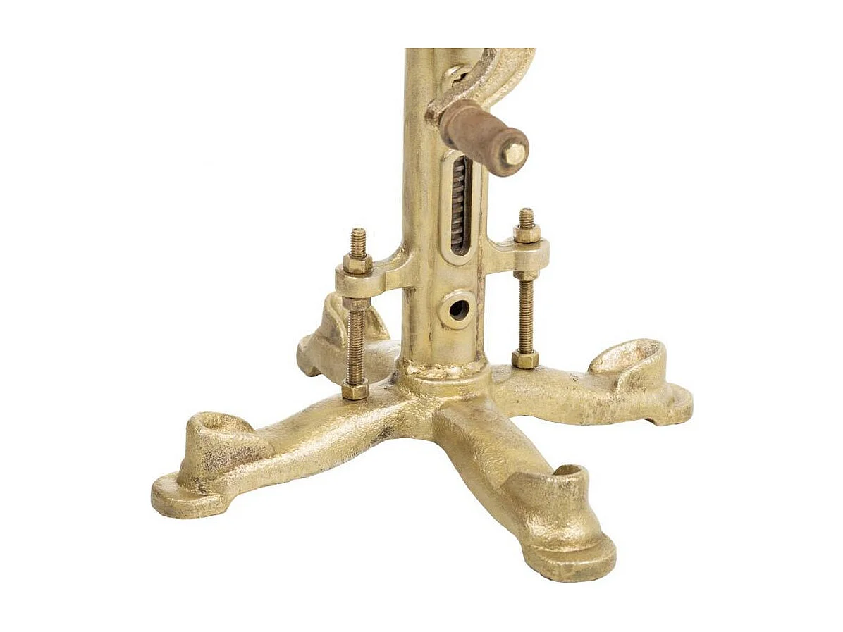 Hall de madeira marrom e metal 112x37x82