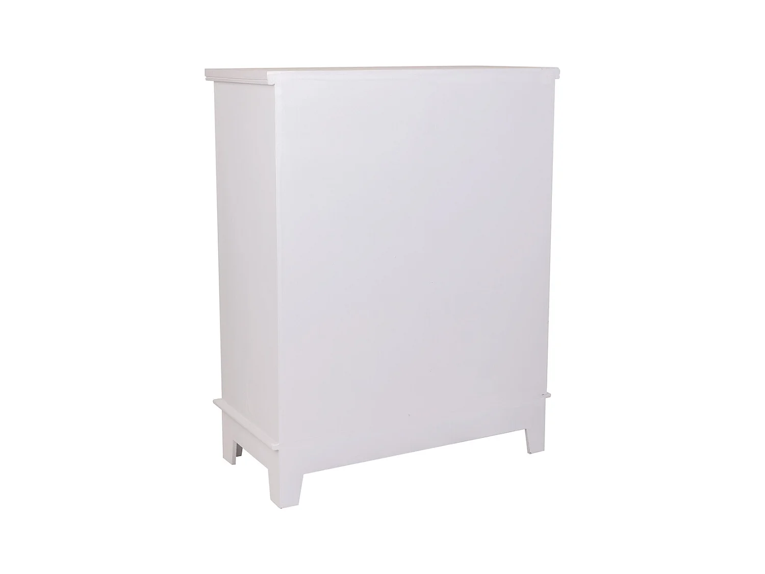 Console d'entrée en bois blanc 66x32x84h