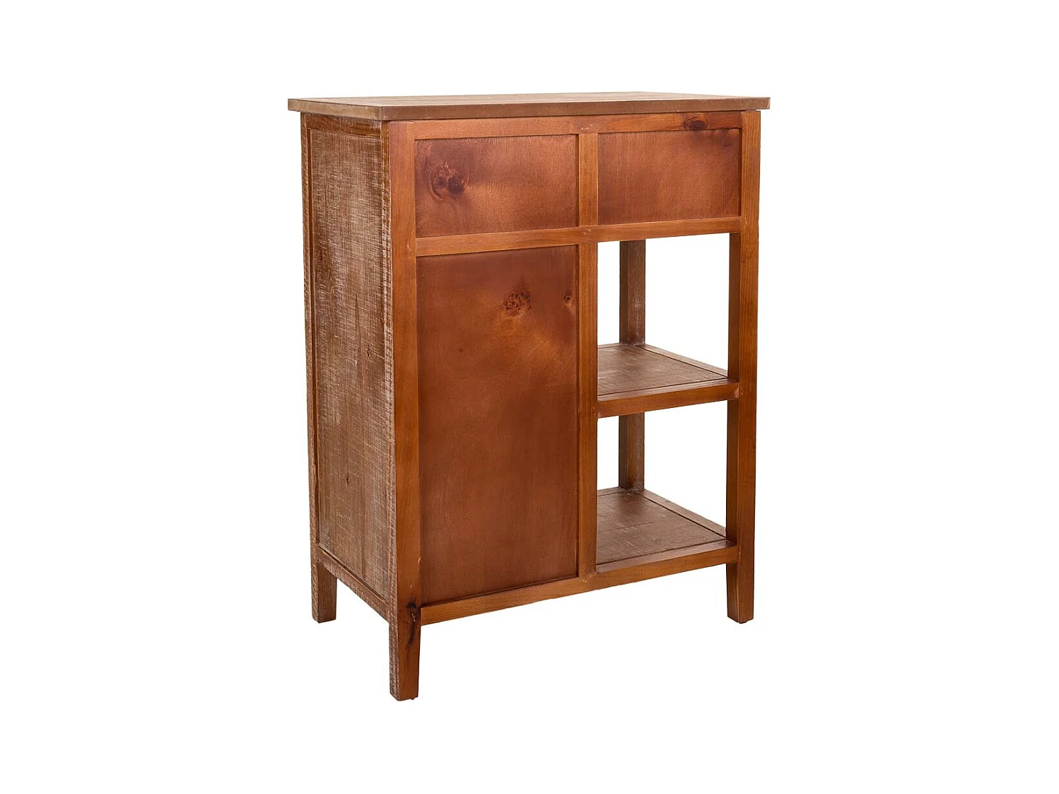 Braune Eingangsschrank aus Holz 67x37x82h cm