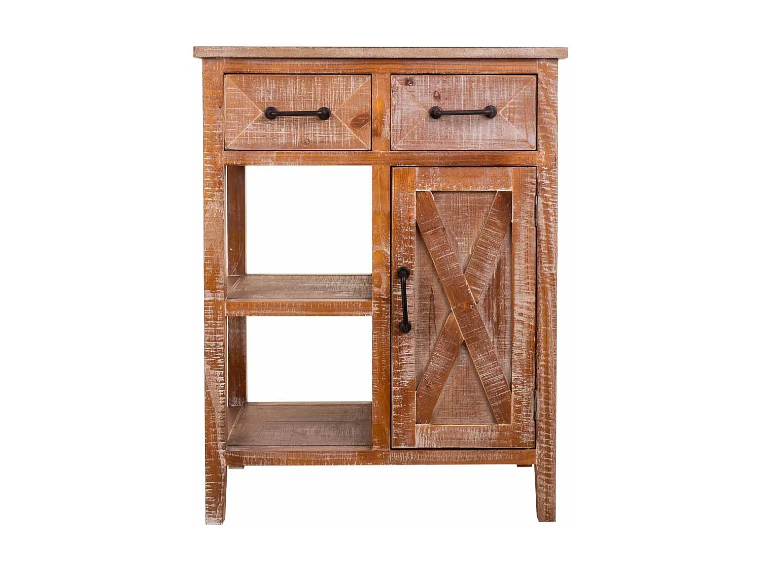 Salão de madeira marrom 67x37x82