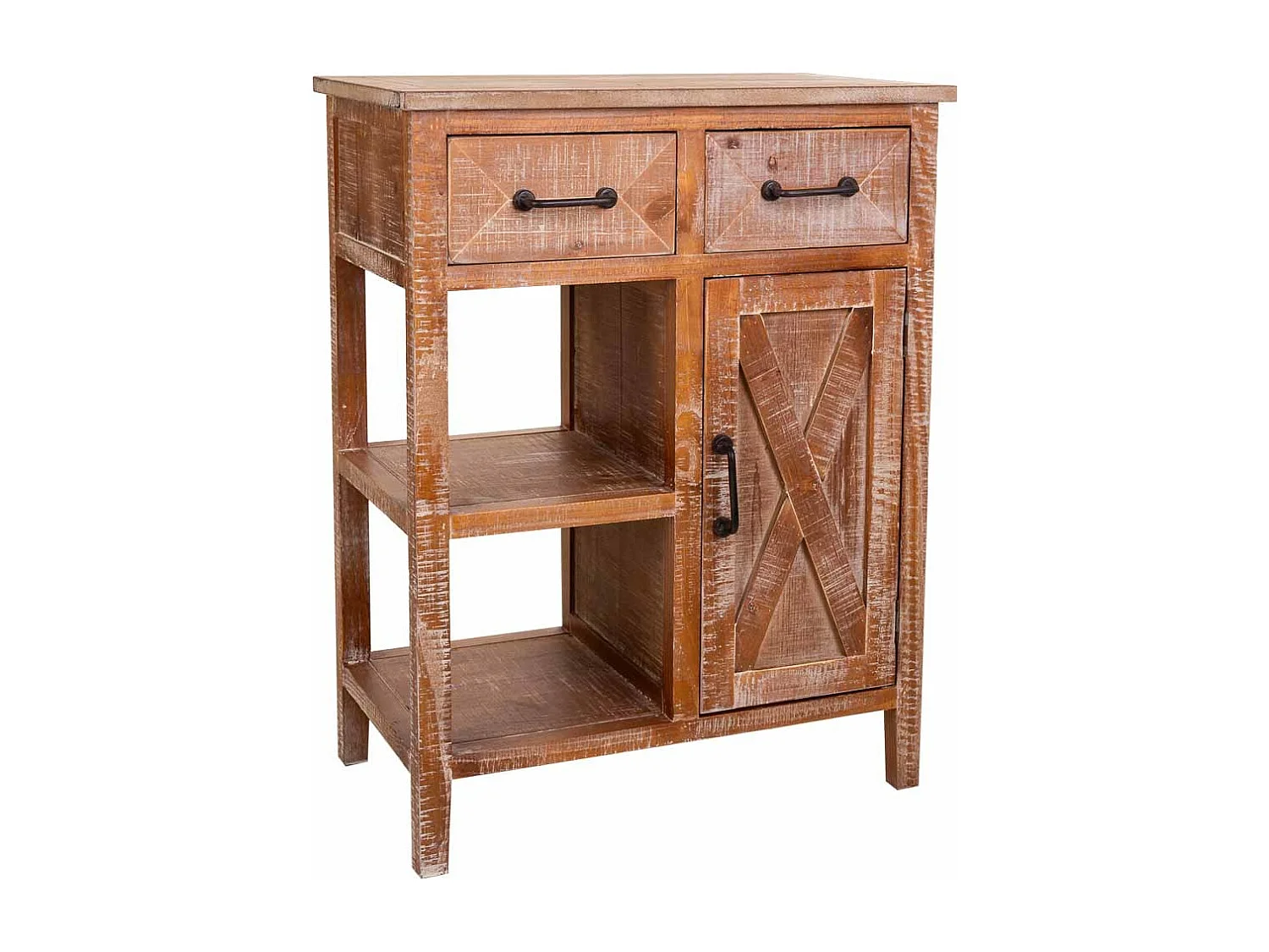 Salão de madeira marrom 67x37x82