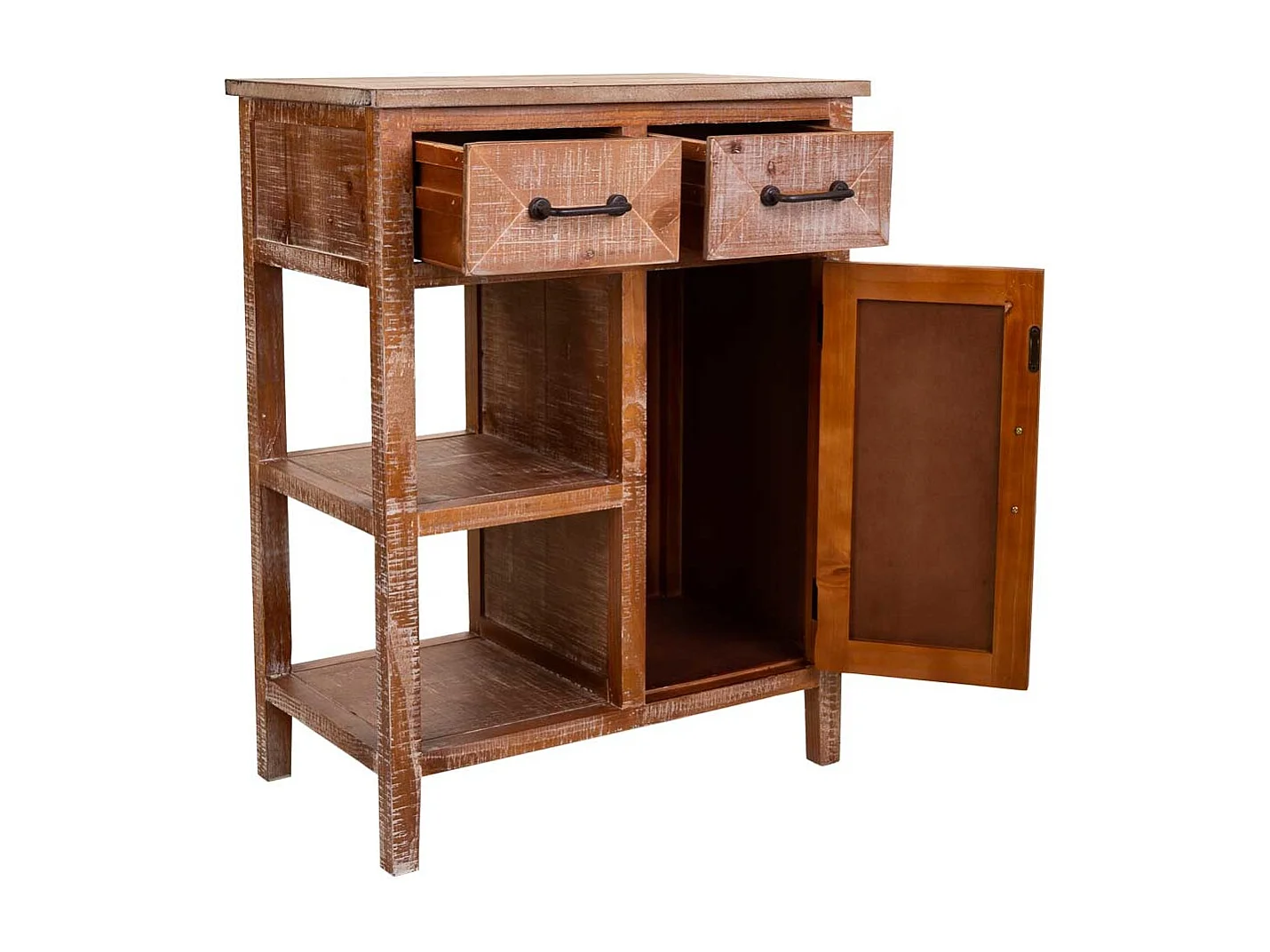 Salão de madeira marrom 67x37x82