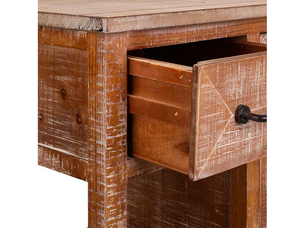 Salão de madeira marrom 67x37x82