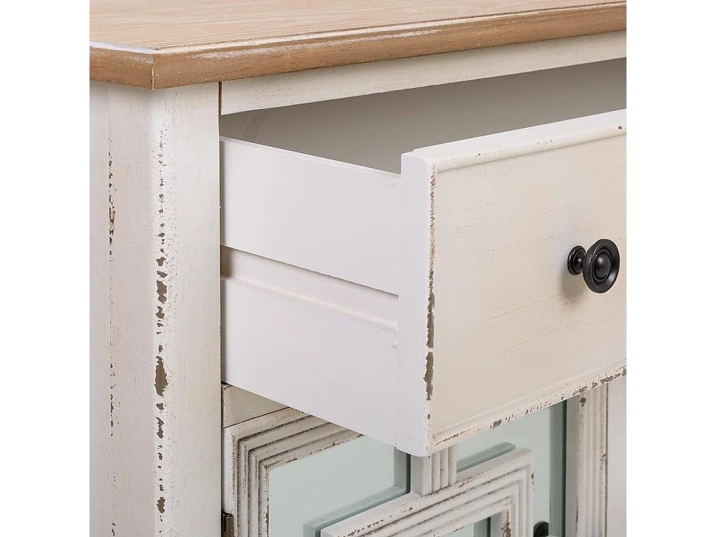 Entrée en bois blanc 83x36x72h