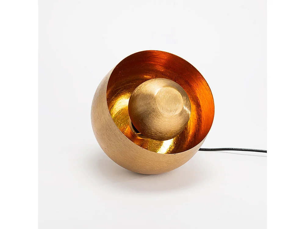 Lampe table Samuel dorée petit modèle