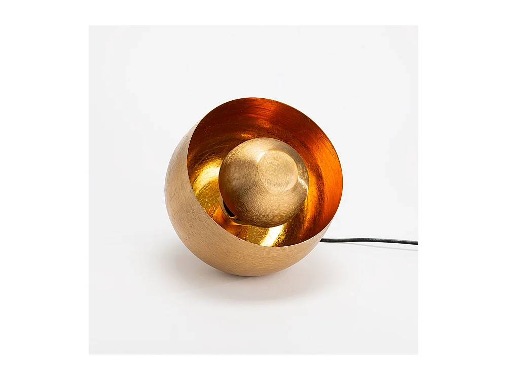 Lampe table Samuel dorée petit modèle