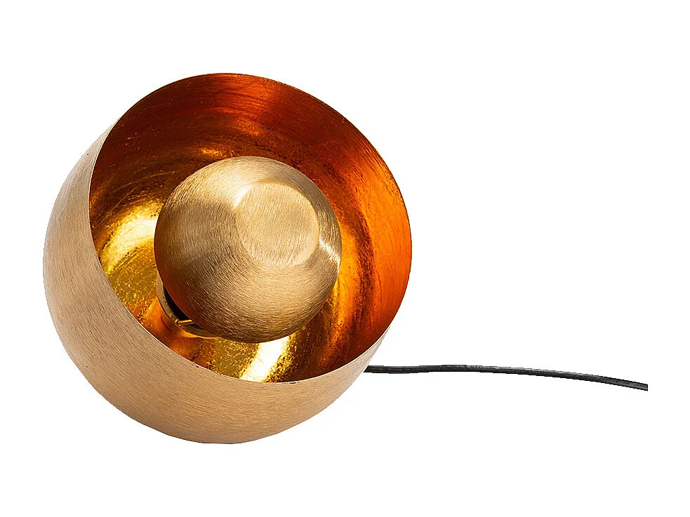 Lampe table Samuel dorée petit modèle