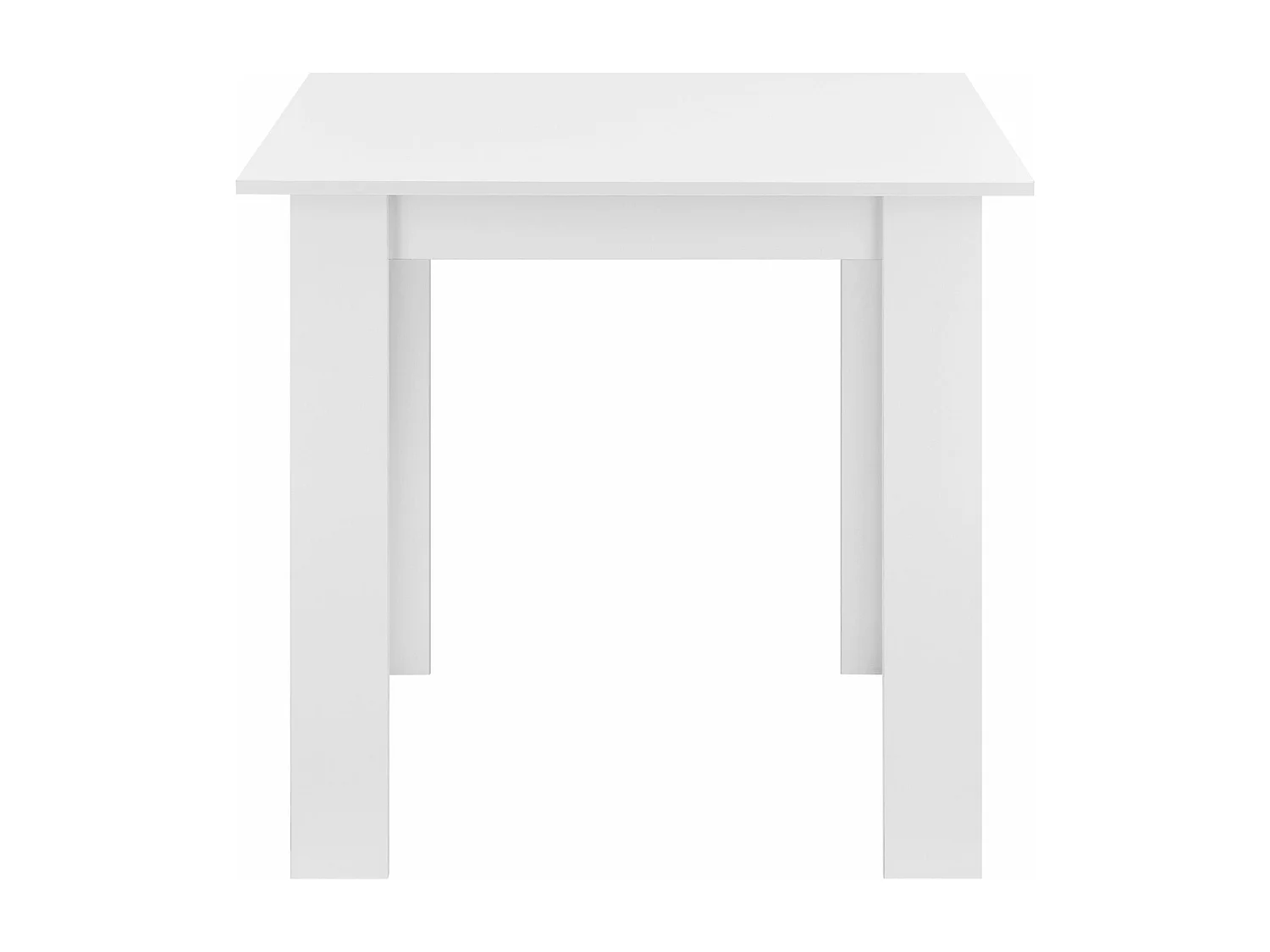 Table de forme carrée blanche 80 x 80 x 76 cm 03_0006232