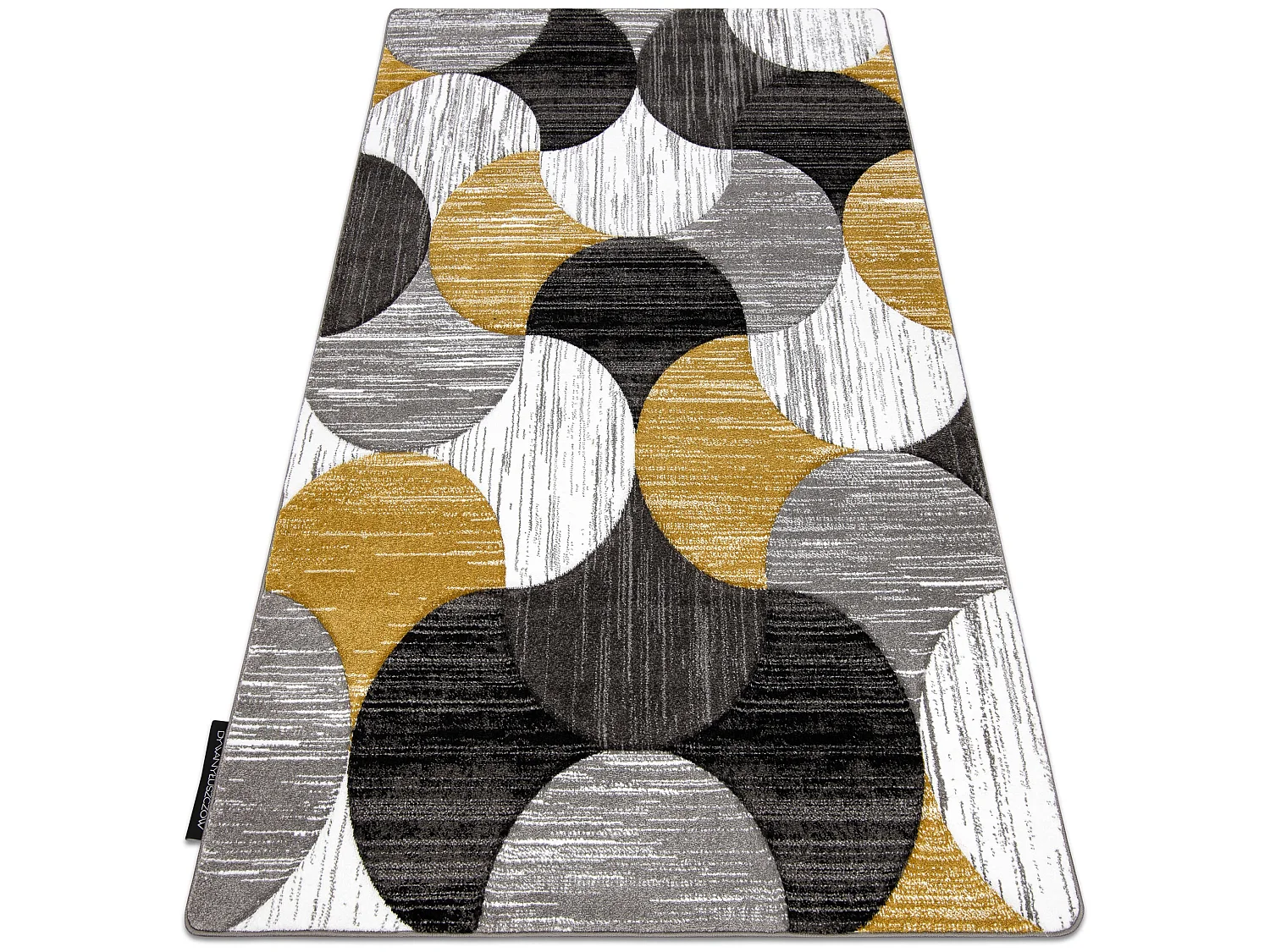 Tapis ALTER Geo coquillages or 160x220 cm