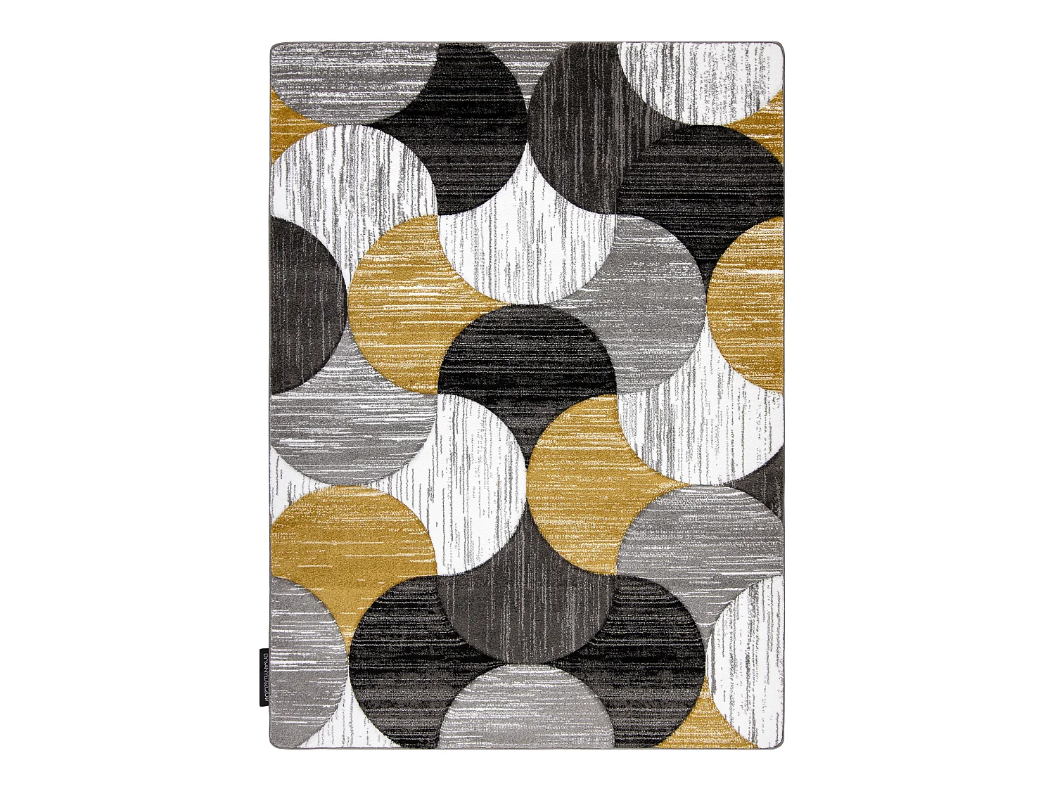 Tapijt ALTER Geo Schelpen goud 140x190 cm